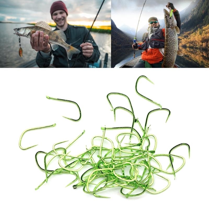 Fishing Hook Circle - 50 adet Uzun Saplı Küçük Balıklar