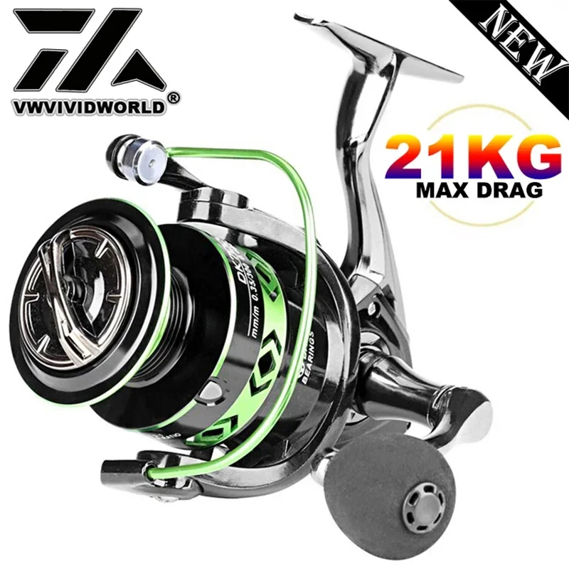 Kastking Reel Zephyr - VWVIVIDWORLD,21KG maksimum sürükle, balıkçılık Reel, çinko