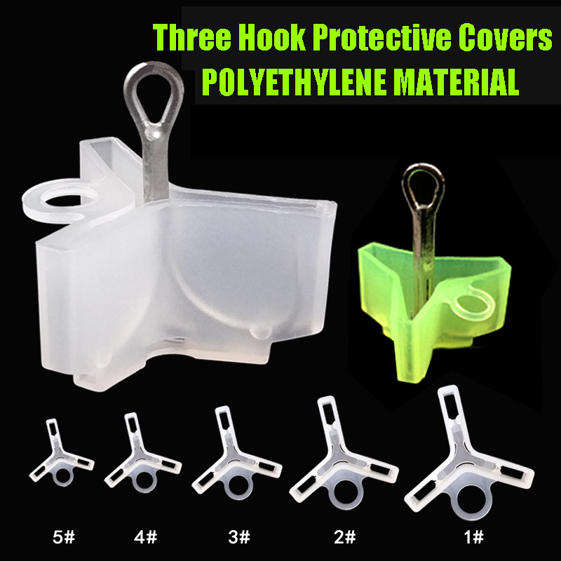 Fishing Hook Treble - 20 adet/grup Dayanıklı Koruyucu Kapaklar Balıkçılık