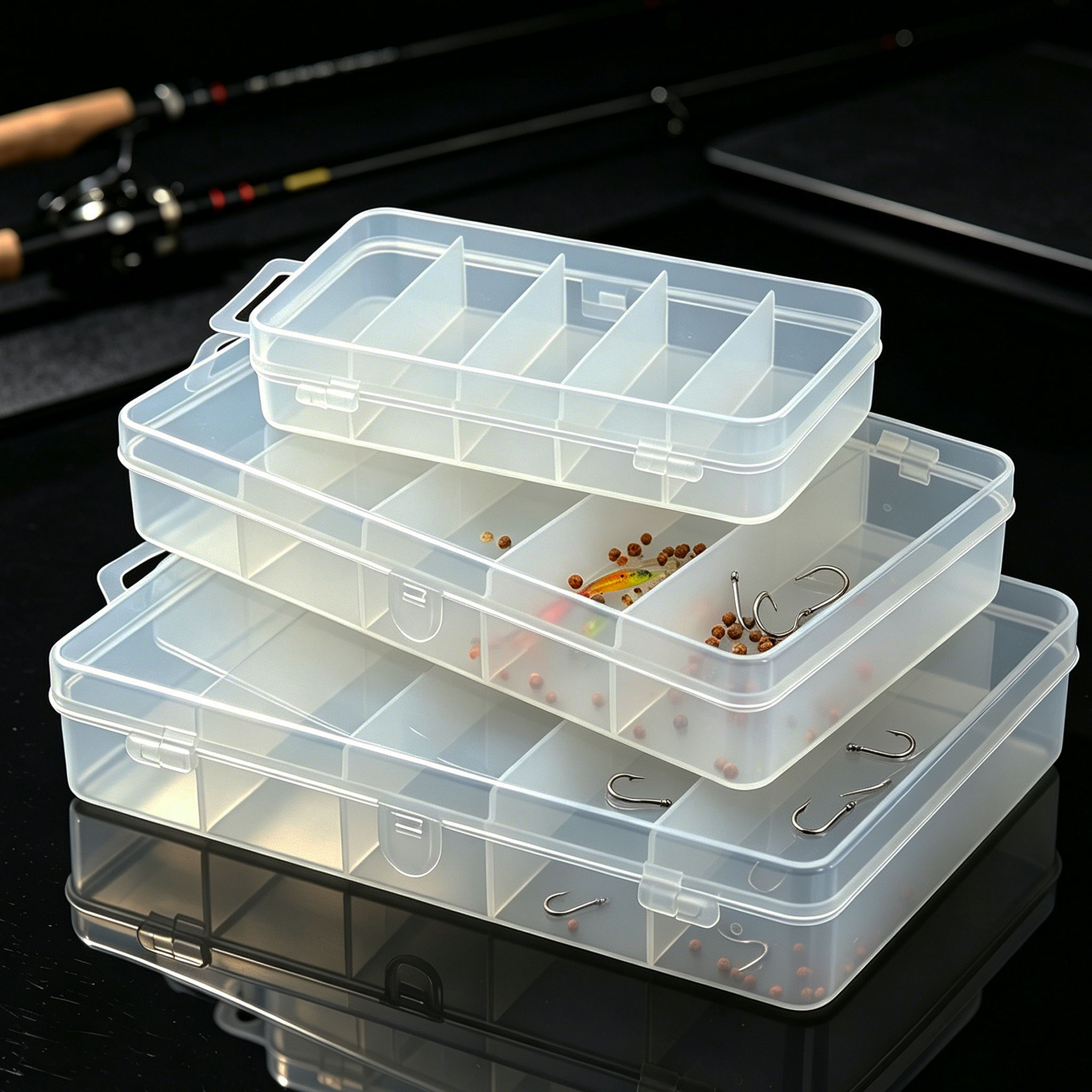 1/3 adet 3 Boyutta Plastik Bal - Fishing Hook Size incelemesi ve fiyatı