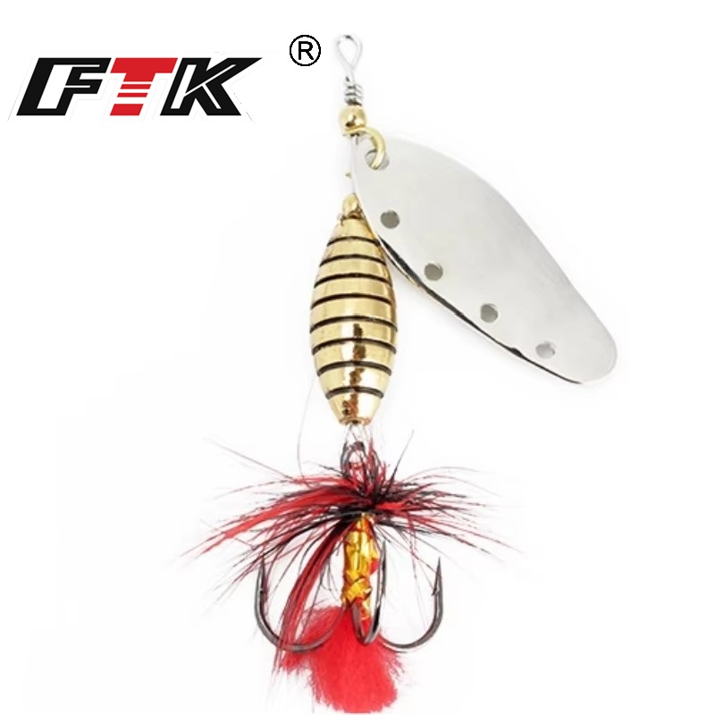 FTK 6g 12g 16g Metal Spinner Y - Fishing Hook Treble incelemesi ve fiyatı
