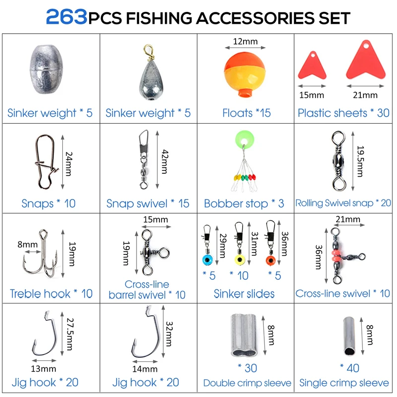 263 adet Açık Balıkçılık Akses - Fishing Hook Box incelemesi ve fiyatı